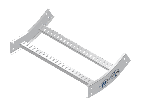 C-Rail Vertical Bend Inside - 3CRAL-24L12-VI30-MS