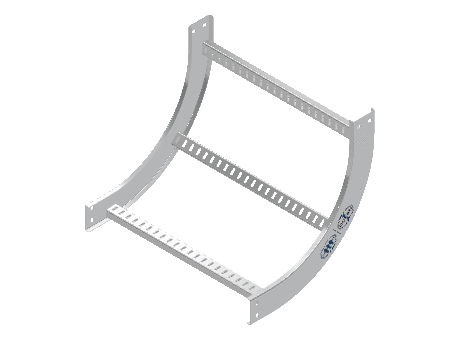 C-Rail Vertical Bend Inside - 3CRAL-24L12-VI90-MS