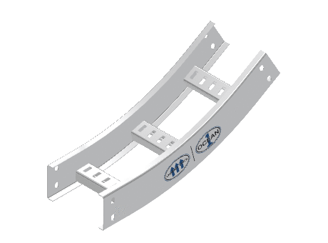 C-Rail Vertical Bend Inside - 3CRAL-06L24-VI30-MS