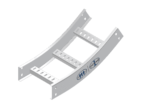 C-Rail Vertical Bend Inside - 3CRAL-09L24-VI30-MS