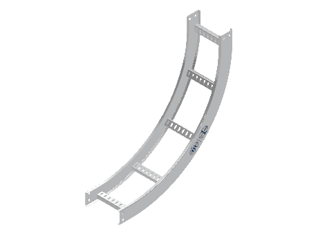 C-Rail Vertical Bend Inside - 3CRAL-09L24-VI90-MS