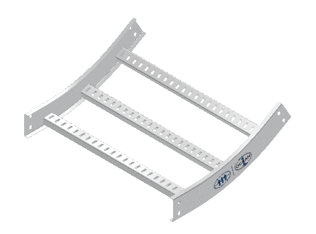 C-Rail Vertical Bend Inside - 3CRAL-24L24-VI30-MS