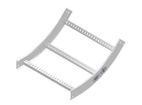 C-Rail Vertical Bend Inside - 3CRAL-24L24-VI45-MS
