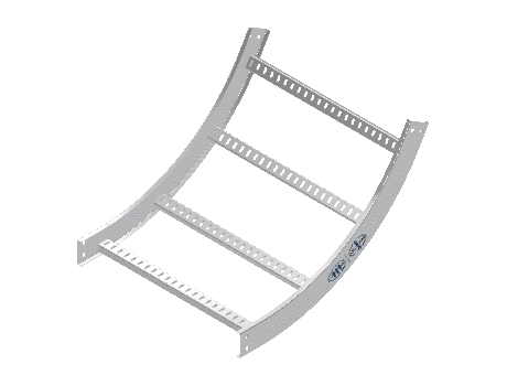 C-Rail Vertical Bend Inside - 3CRAL-24L24-VI60-MS