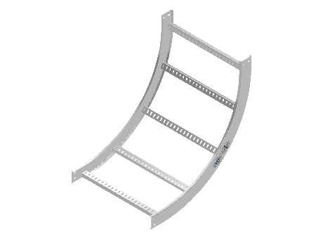 C-Rail Vertical Bend Inside - 3CRAL-24L24-VI90-MS