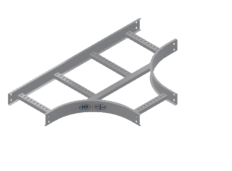 C-Rail Horizontal Tee Equal - 3CRAL-12X12L12-HT-MS