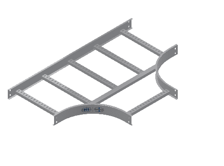 C-Rail Horizontal Tee Equal - 3CRAL-18X18L12-HT-MS