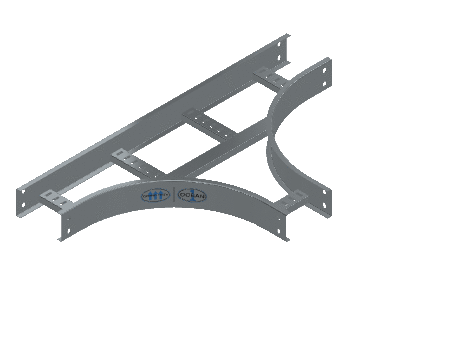 C-Rail Horizontal Tee Equal - 3CRHG-06X06L12-HT-MS