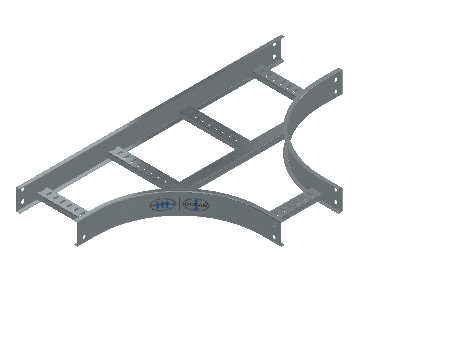 C-Rail Horizontal Tee Equal - 3CRHG-09X09L12-HT-MS