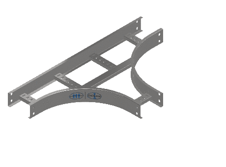 C-Rail Horizontal Tee Equal - 3CRS4-06X06L12-HT-MS