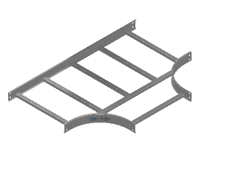 C-Rail Horizontal Tee Equal - 3CRS4-24X24L12-HT-MS