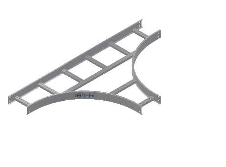 C-Rail Horizontal Tee Equal - 3CRAL-09X09L24-HT-MS