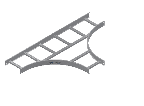 C-Rail Horizontal Tee Equal - 3CRAL-12X12L24-HT-MS