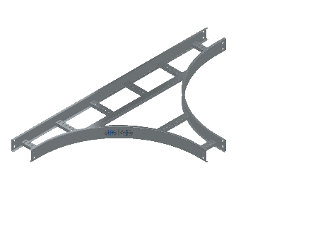 C-Rail Horizontal Tee Equal - 3CRHG-06X06L24-HT-MS