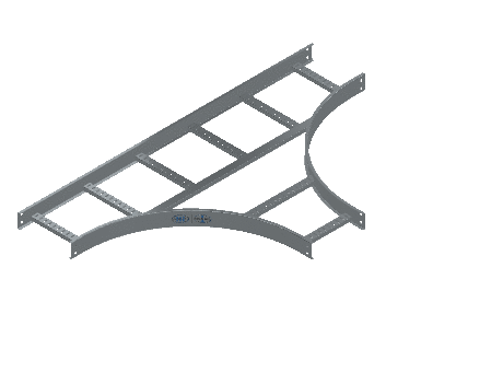 C-Rail Horizontal Tee Equal - 3CRHG-12X12L24-HT-MS