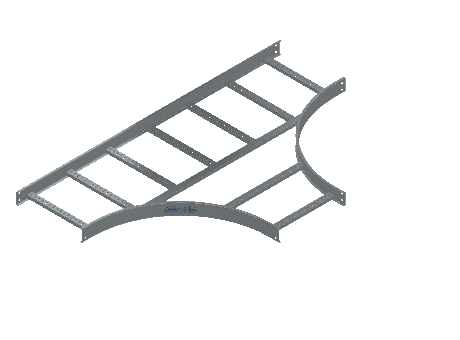 C-Rail Horizontal Tee Equal - 3CRHG-18X18L24-HT-MS