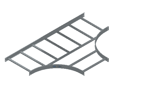 C-Rail Horizontal Tee Equal - 3CRHG-24X24L24-HT-MS