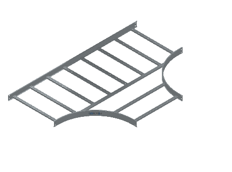 C-Rail Horizontal Tee Equal - 3CRHG-30X30L24-HT-MS