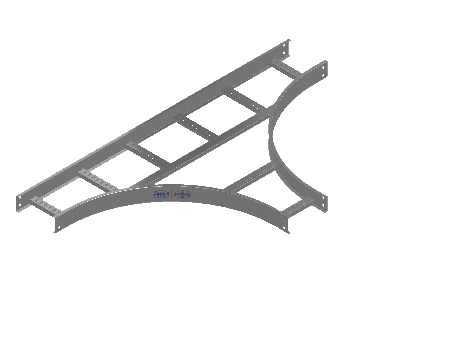 C-Rail Horizontal Tee Equal - 3CRS4-09X09L24-HT-MS