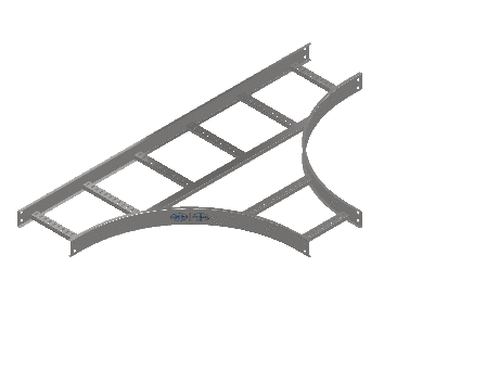 C-Rail Horizontal Tee Equal - 3CRS4-12X12L24-HT-MS