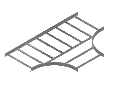 C-Rail Horizontal Tee Equal - 3CRS4-30X30L24-HT-MS