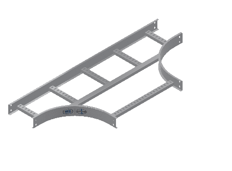 C-Rail Horizontal Tee Expanding - 3CRAL-09X24L12-HT-MS