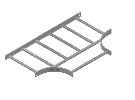 C-Rail Horizontal Tee Expanding - 3CRAL-24X30L12-HT-MS