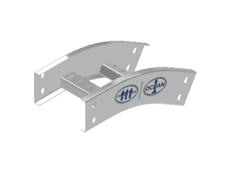 C-Rail Vertical Bend Outside - 3CRAL-06L12-VO30-MS