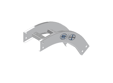 C-Rail Vertical Bend Outside - 3CRAL-06L12-VO60-MS