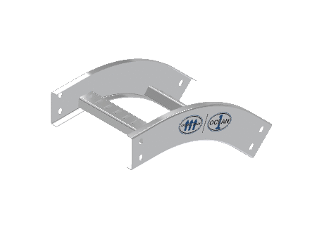 C-Rail Vertical Bend Outside - 3CRAL-09L12-VO45-MS