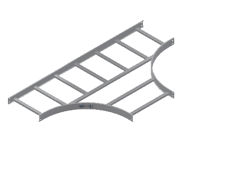 C-Rail Horizontal Tee Expanding - 3CRAL-18X24L24-HT-MS