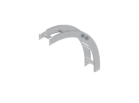 C-Rail Vertical Bend Outside - 3CRAL-06L24-VO90-MS
