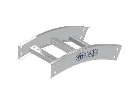 C-Rail Vertical Bend Outside - 3CRAL-09L24-VO30-MS