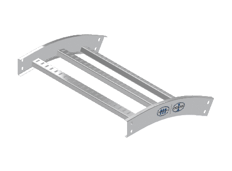 C-Rail Vertical Bend Outside - 3CRAL-24L24-VO30-MS
