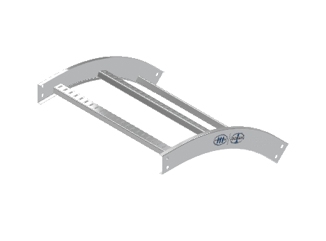 C-Rail Vertical Bend Outside - 3CRAL-24L24-VO45-MS