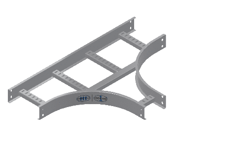 C-Rail Horizontal Tee Reducing - 3CRAL-09X06L12-HT-MS