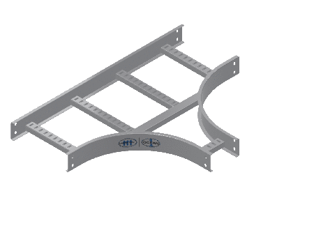 C-Rail Horizontal Tee Reducing - 3CRAL-12X06L12-HT-MS