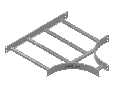 C-Rail Horizontal Tee Reducing - 3CRAL-24X06L12-HT-MS