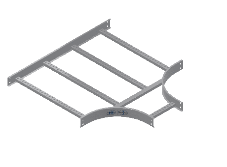 C-Rail Horizontal Tee Reducing - 3CRAL-30X12L12-HT-MS