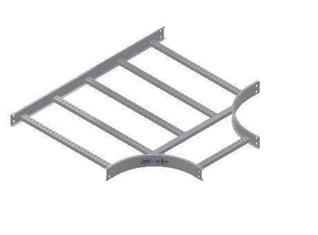C-Rail Horizontal Tee Reducing - 3CRAL-30X18L12-HT-MS
