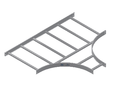C-Rail Horizontal Tee Reducing - 3CRAL-30X12L24-HT-MS