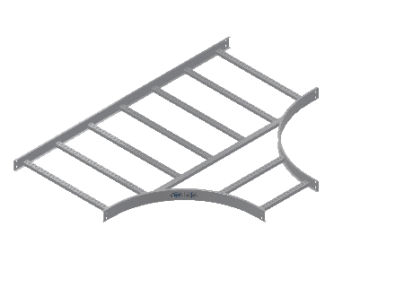 C-Rail Horizontal Tee Reducing - 3CRAL-30X18L24-HT-MS