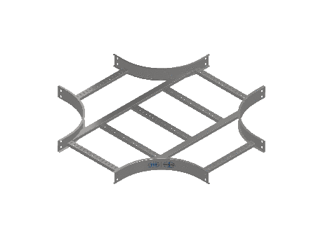 C-Rail Horizontal Cross Equal - 3CRS4-18X18L12-HC-MS