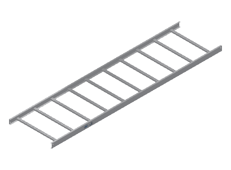 C-Rail Ladder Tray Straight - 3CRAL-30-12-10-MS