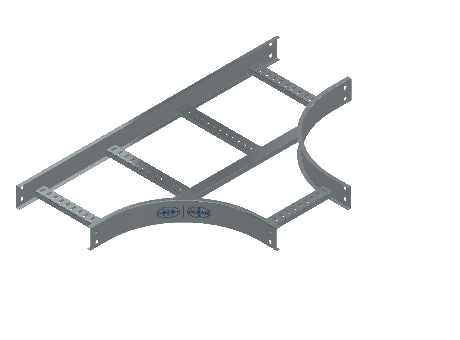 C-Rail Horizontal Tee Equal - 3CRHG-12X12L12-HT-MS