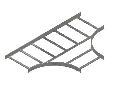 C-Rail Horizontal Tee Equal - 3CRS4-24X24L24-HT-MS