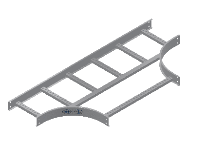 C-Rail Horizontal Tee Expanding - 3CRAL-12X30L12-HT-MS