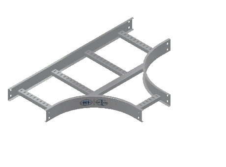 C-Rail Horizontal Tee Reducing - 3CRAL-12X09L12-HT-MS