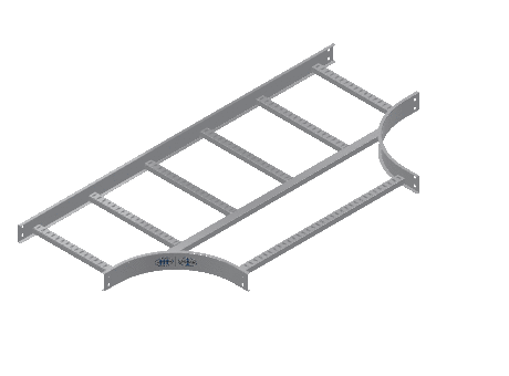 C-Rail Horizontal Tee Expanding - 3CRAL-18X36L12-HT-MS