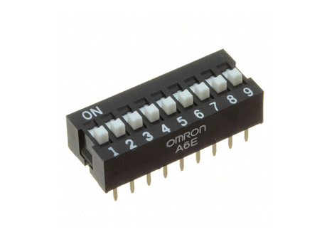 Slide DIP Switch - A6E-N